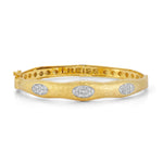 14K Gold 0.30 ct. tw. Bangle Bracelet