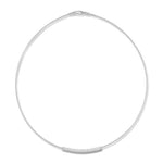 14K-W WIRE NECK., 0.20CT