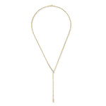 14K Gold 0.17 ct. tw. Lariat Necklace