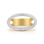14K Gold 0.26 ct. tw. Open Oval Ring