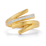 14K Gold 0.08 ct. tw. Highway Ring