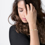 14K-Y WIRE BRACELET 0.30CT