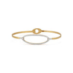 14K-Y OPEN OVL BR., 0.75CT