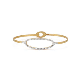 14K-Y OPEN OVL BR., 0.75CT