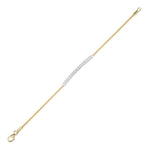 14K-Y COCOON ID BR., 0.20CT