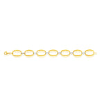 14K-Y OPEN OVL LINK BR., 0.25CT