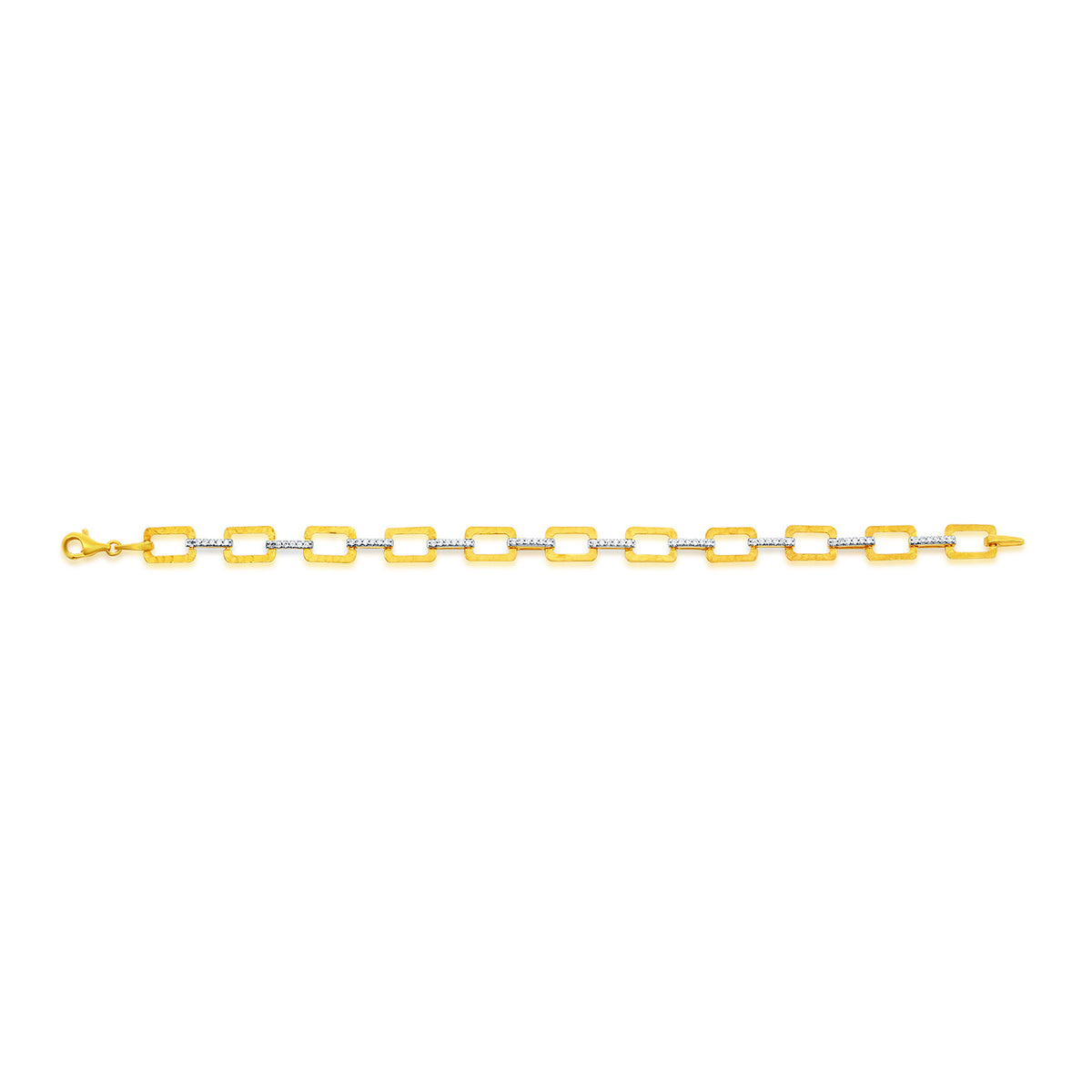 14K-Y OPEN REC. LINK BR., 0.40CT