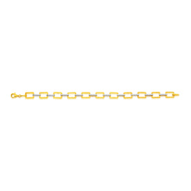 14K-Y OPEN REC. LINK BR., 0.40CT