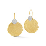 14K-Y GALLERY EARR., 0.25CT