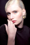 14K-Y GALLERY EARR., 0.15CT