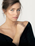 14K-Y FEATHER HUGGIES EARR., 0.30CT