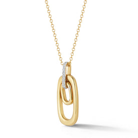 14K-Y GALLERY PEND., 0.08CT