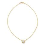 14K-Y COCOON NECKLACE, 0.40CT