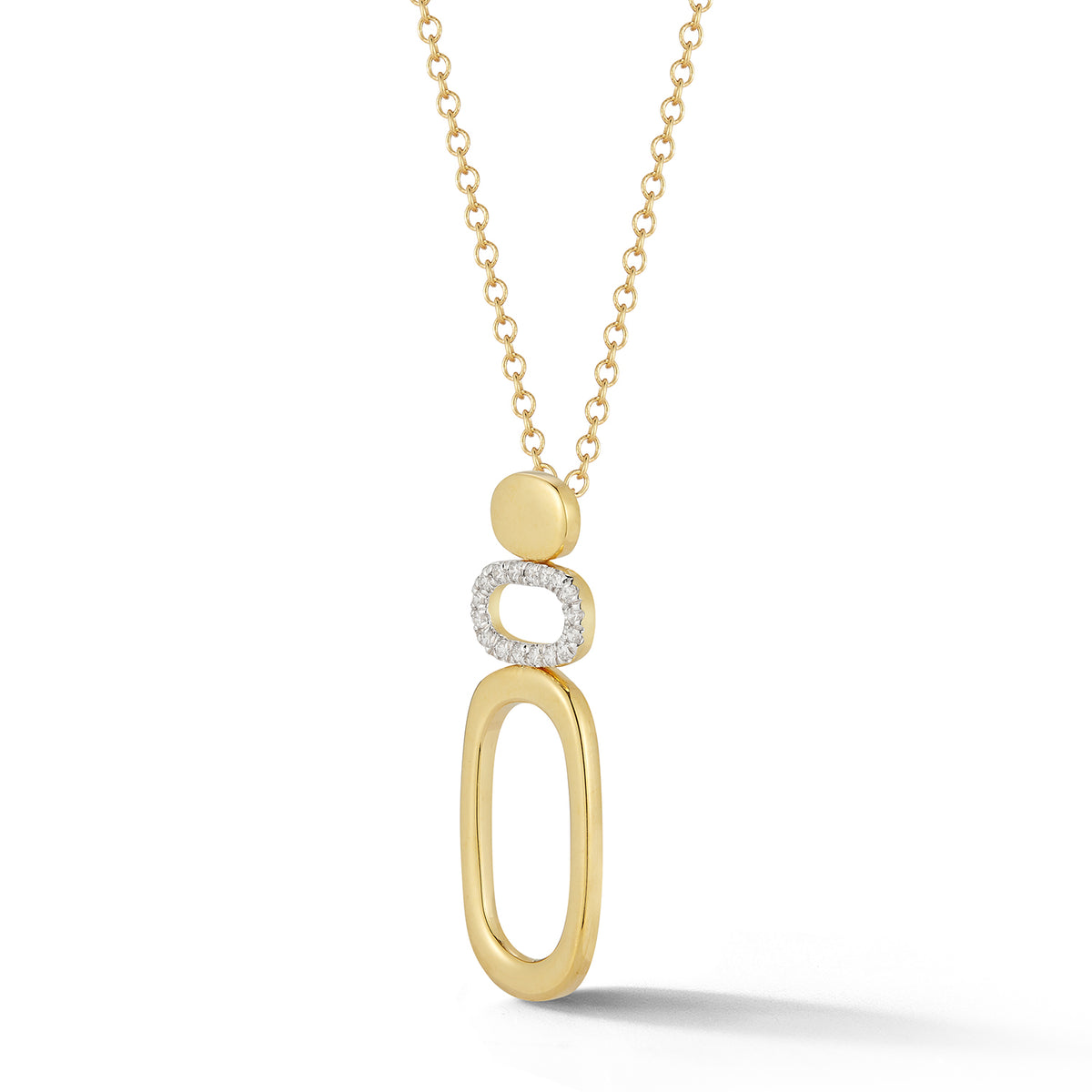 14K-Y GALLERY PEND., 0.20CT