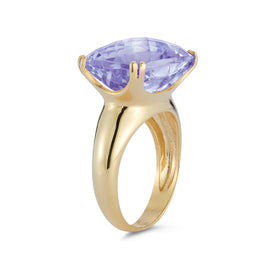 14K-Y AMETHYST COCKTAIL RING