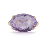 14K-Y AMETHYST COCKTAIL RING