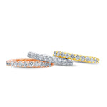 14K-P STACKABLE DIA. RING, 0.35CT