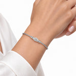 14K Gold 1.0 ct. tw. Marquise-Shaped Lab Grown Diamond Wire Bangle Bracelet