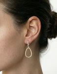 14K-Y GALLERY EARR., 0.10CT