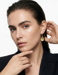 14K-Y FILIGREE EARR., 0.05CT