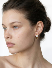 14K Gold 0.23 ct. tw. Diamond Hoop Earrings
