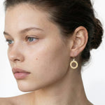 14K Gold 0.10 ct. tw. Open Circle Earrings