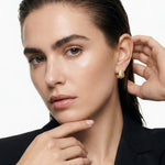 14K Gold 0.26 ct. tw. Feather Huggies Earrings
