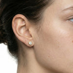 14K Gold 0.10 ct. tw. Round Stud Earrings