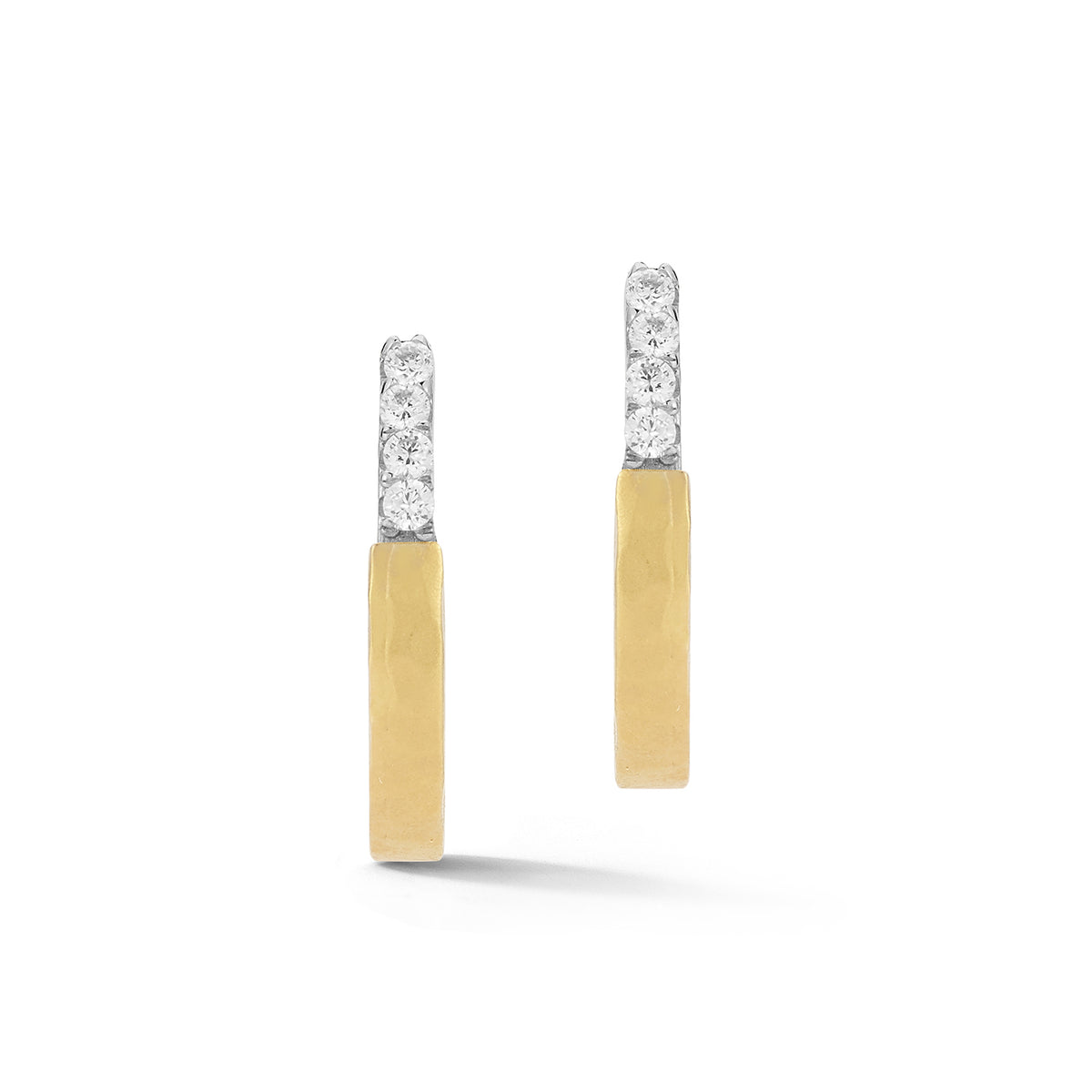 14K Gold 0.08 ct. tw. Hoop Earrings