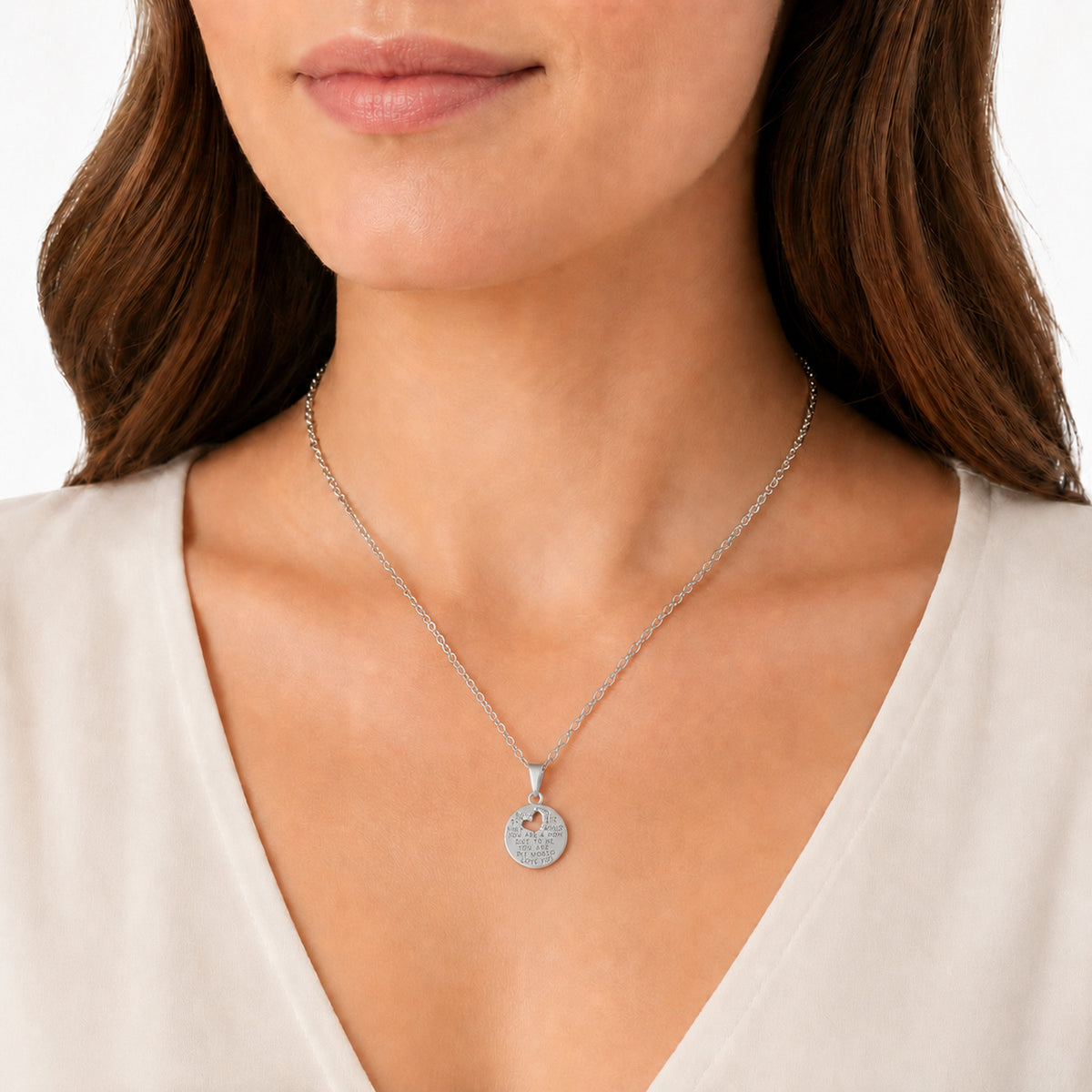 14K Gold 0.12 ct. tw. Diamond I Love You Pendant