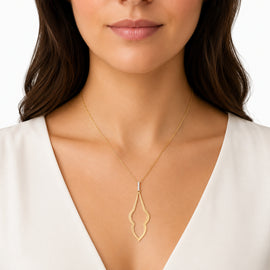 14K Gold 0.29 ct. tw. Diamond Pendant Necklace