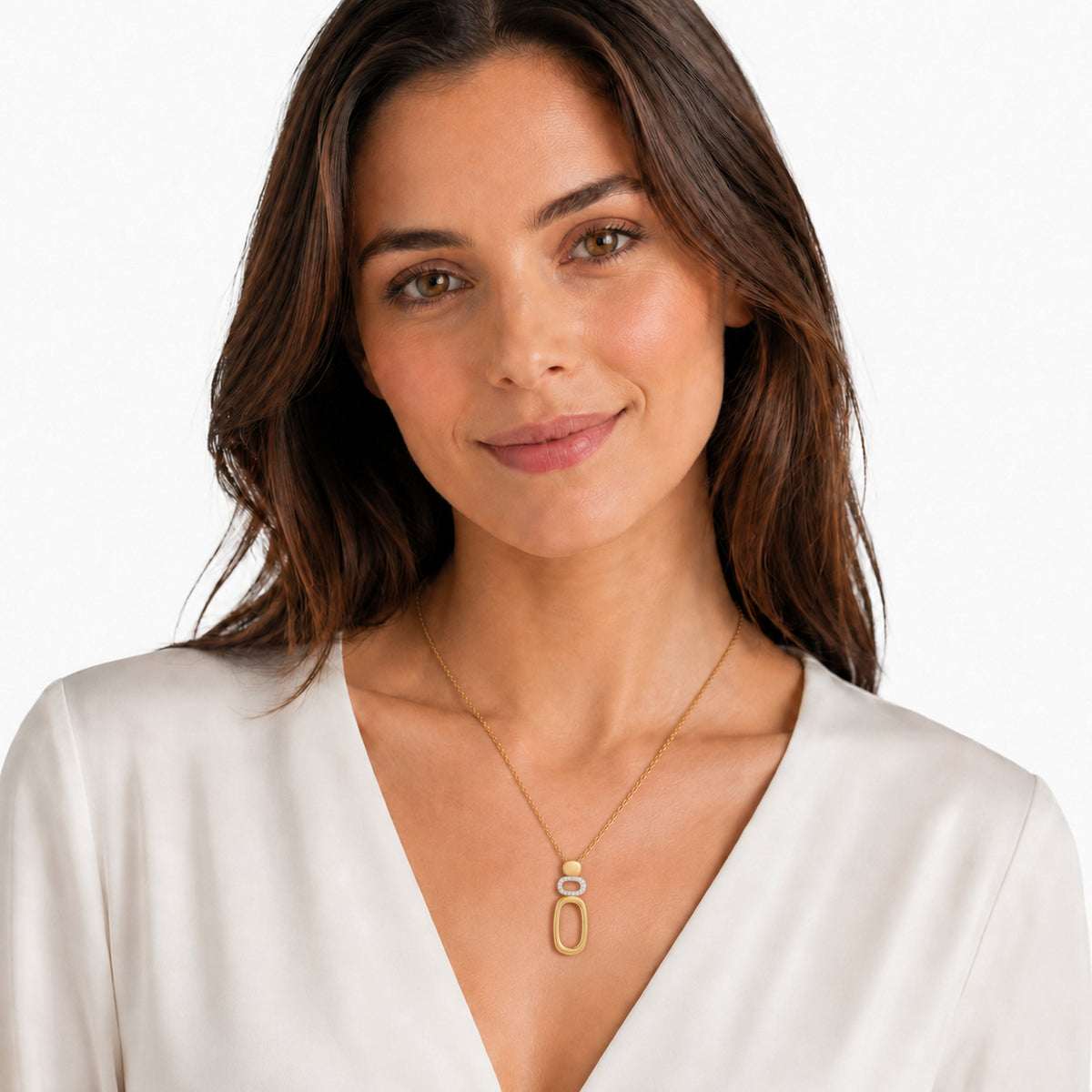 14K Gold 0.17 ct. tw. Diamond Pendant Necklace