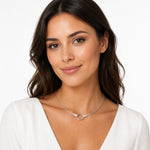 14K Gold 0.29 ct. tw. Diamond Wire Necklace