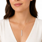14K Gold 0.52 ct. tw. Diamond Stick Pendant