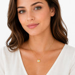 14K Gold 0.10 ct. tw. Round Sliding Pendant