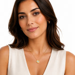 14K Gold 0.33 ct. tw. Round Pendant