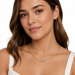 14K Gold 0.25 ct. tw. Open Link Necklace