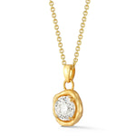 14K Gold 8mm Round 2.01 ct. tw. Brilliant-Cut Lab Grown Diamond Pendant