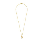 14K Gold 8mm Round 2.01 ct. tw. Brilliant-Cut Lab Grown Diamond Pendant