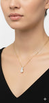 14K Gold 0.045 ct. tw. Dia. & 1.08 ct. tw. Lab Grown Center Diamond Pendant