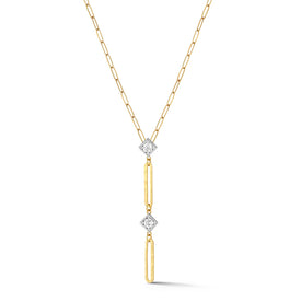 14K Gold 0.22 ct. tw. Drop Pendant