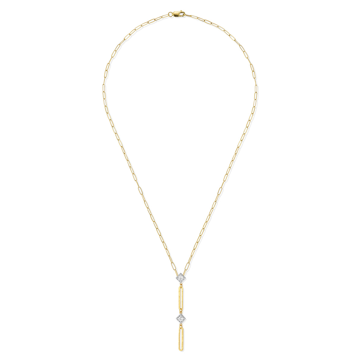 14K Gold 0.22 ct. tw. Drop Pendant