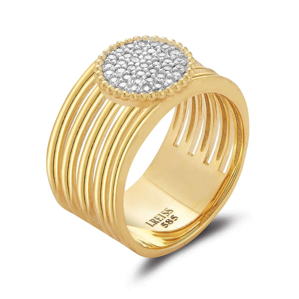 14K Gold 0.22 ct. tw. Cut-Out Ring