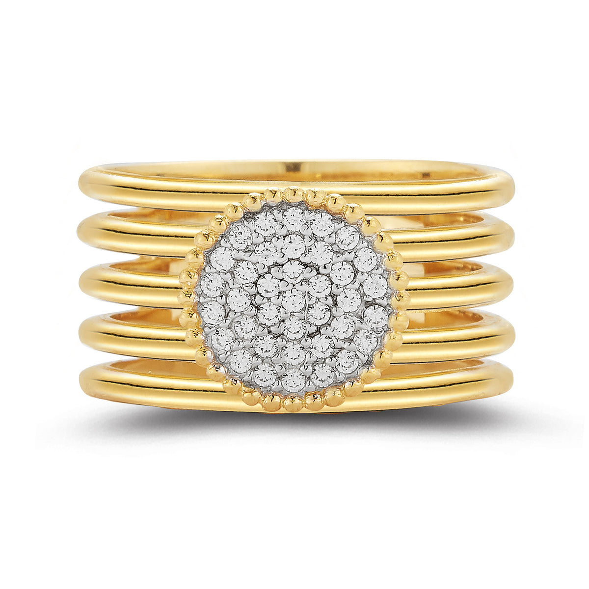 14K Gold 0.22 ct. tw. Cut-Out Ring