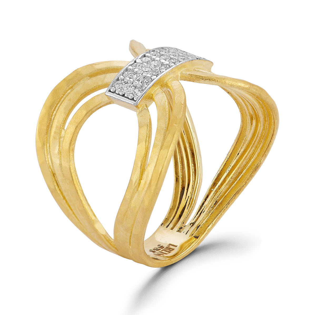 14K Gold 0.18 ct. tw. Bowtie Ring