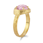 14K Gold 1.75CT Rose  Quartz Cocktail Ring