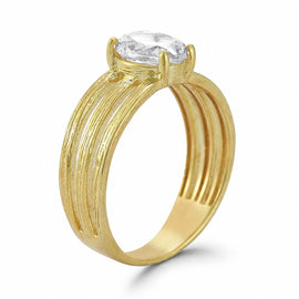 14K Gold 1.05 ct. tw. Lab Grown Cut-Out Cocktail Ring