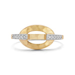 14K Gold 0.05 ct. tw. Open Oval Ring