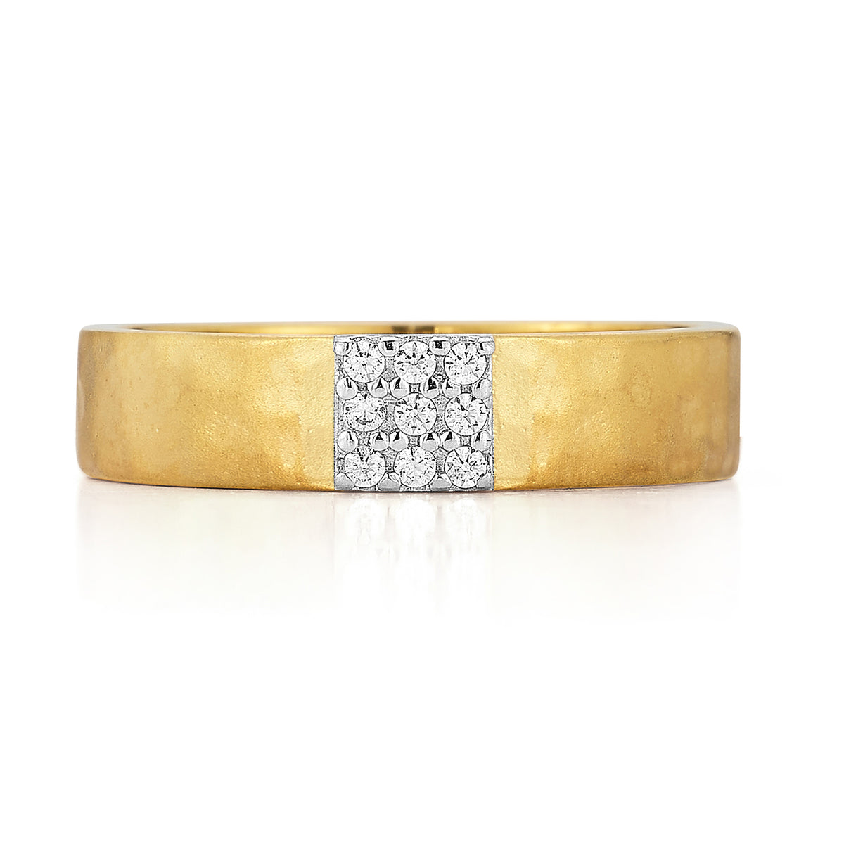 14K Gold 0.09 ct. tw. 4.5mm Narrow Band