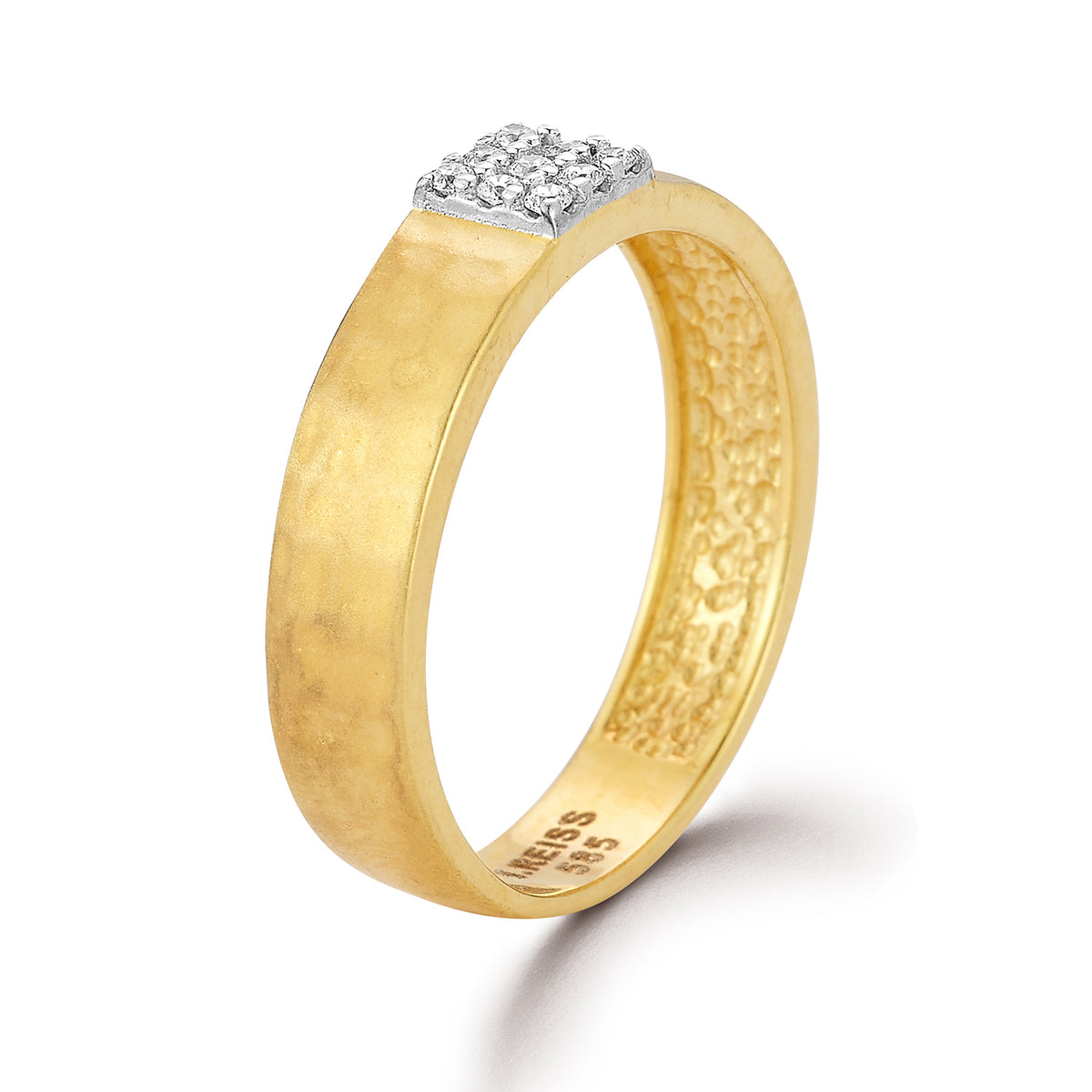 14K Gold 0.09 ct. tw. 4.5mm Narrow Band
